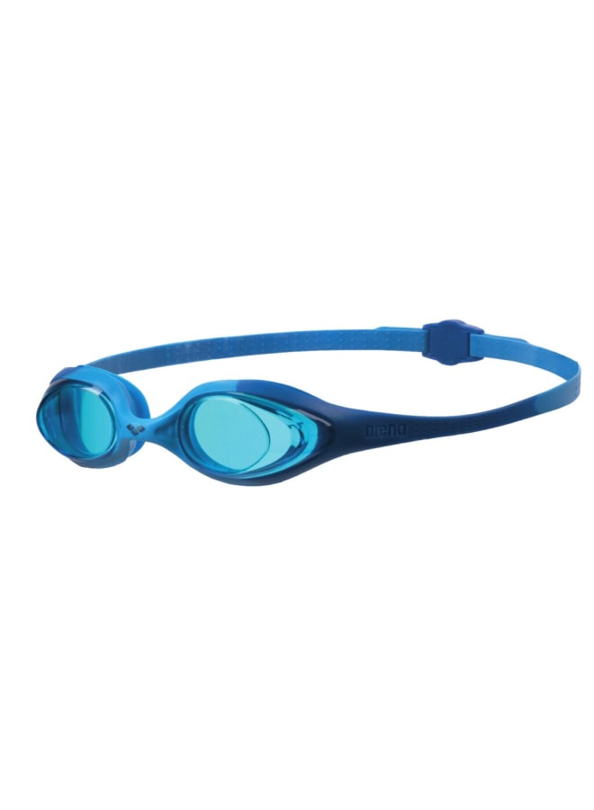 arena Spider Jr Blue-Lightblue-Blue Goggles, Training, Pool, Equipment, Uni Junior - Kids Training Swim Goggles with Soft Silicone Seals - Image 3